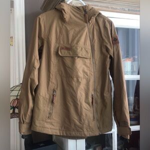 Columbia Light Brown Hooded Jacket